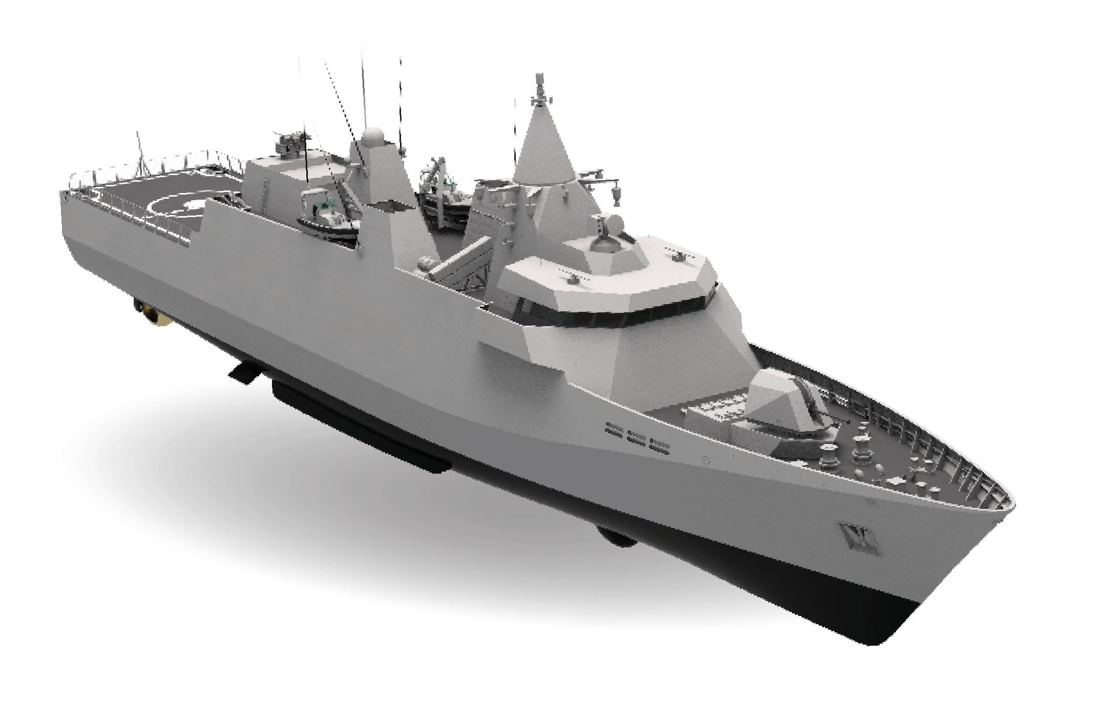 OnOFF　LADY'S MISSION 鶴見3等海尉　1/6 SIGMA 9113 Littoral Mission Ship (LMS) - Gading Marine Industry